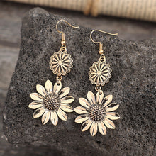 Retro Sunflower Earrings INS Fashion Jewelry Gift Women